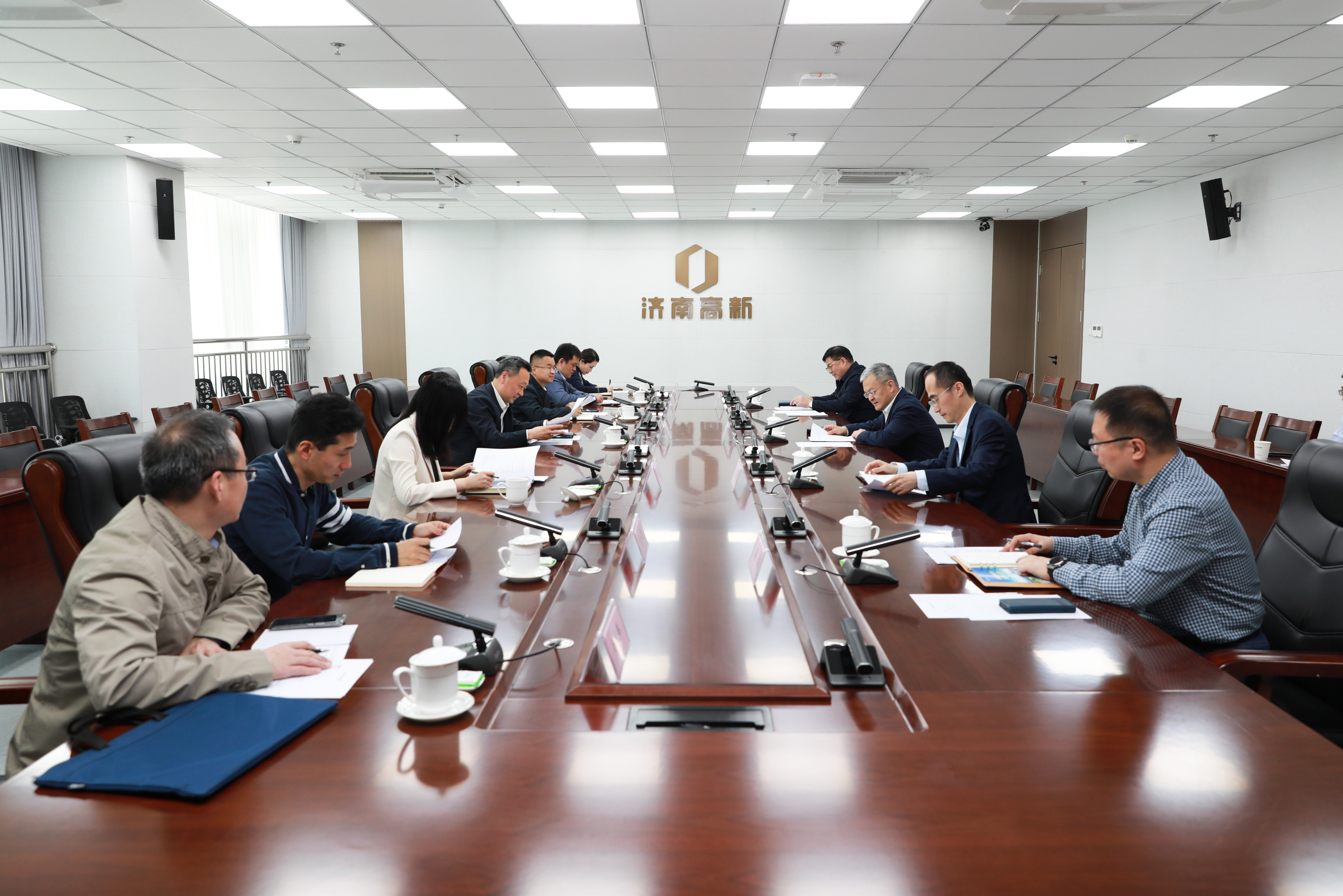 丁林桥到济南高新区调研审计工作